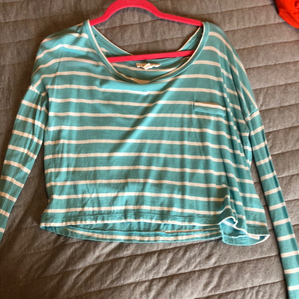 Forever 21 Striped crop top